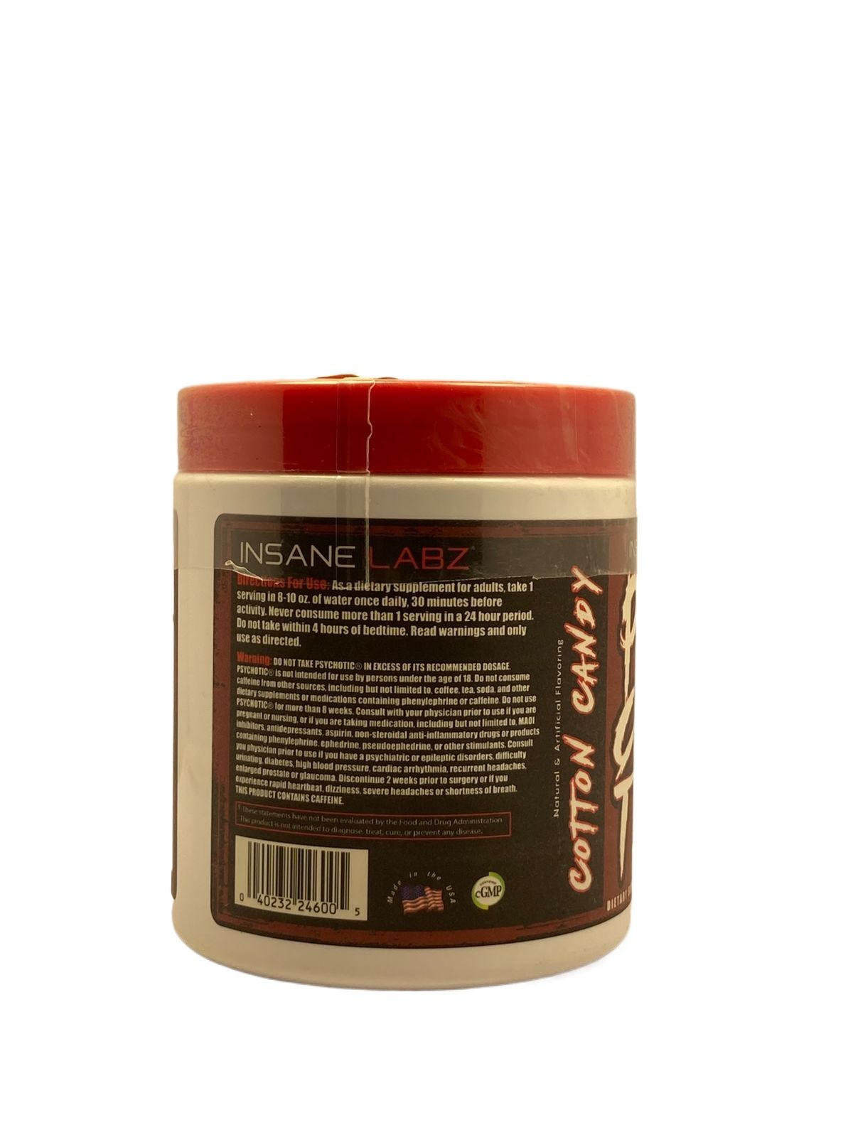 Psychotic pre workout by Insane Labz