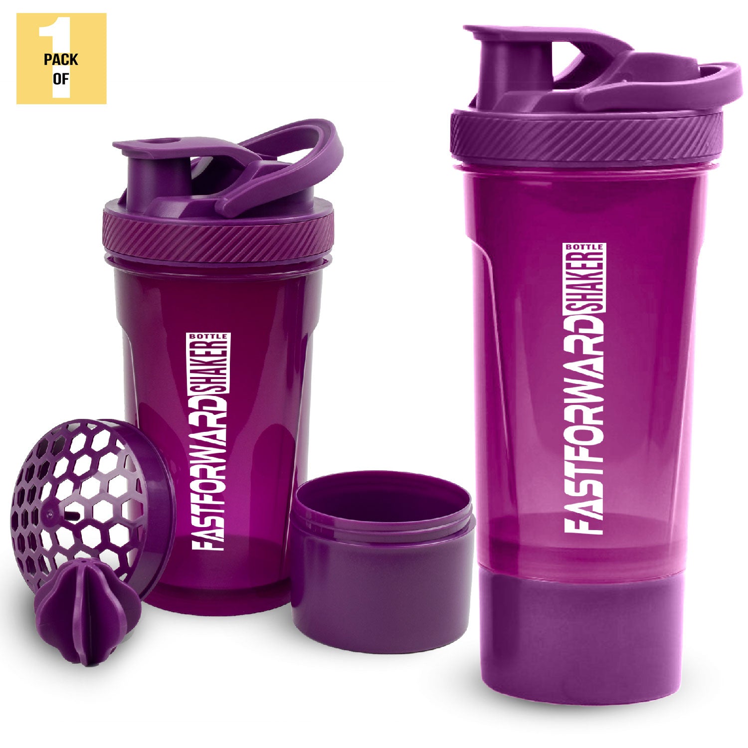 Classic Protein Mixer Shaker Bottle (24-Oz) By Fast Forward