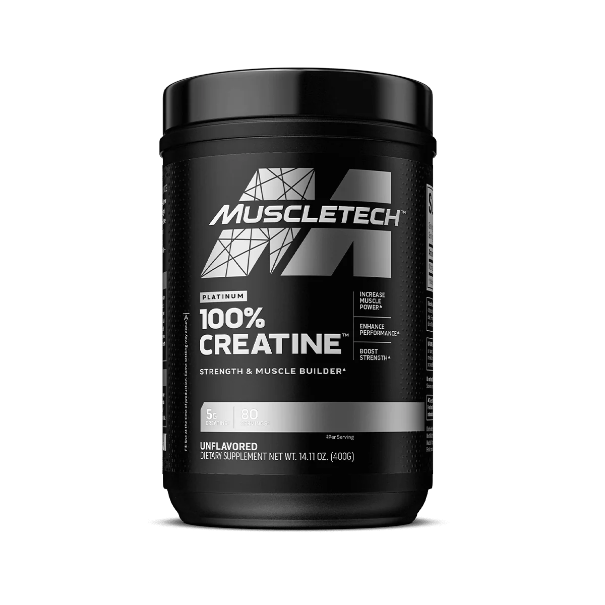 Platinum Creatine 400g 80 Servings By MuscleTech